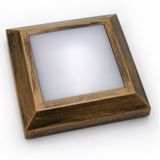 Φωτιστικό Επίτοιχο LED 4W 230V 3000K Θερμό Φως Polycarbonate Ρουστίκ IP65 3-97071